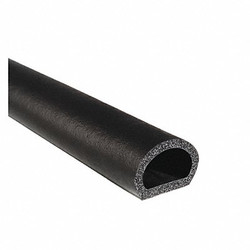 Trim-Lok Rubber Seal,P-Shaped,0.76 in. H,25 ft. L  X1750HT-25