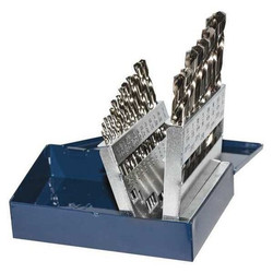 Century Drill & Tool Cobalt Jobber Drill Bit Index,21 Pc Set 26121