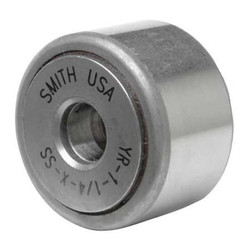 Smith Bearing Yoke Roller,2 in Dia,Std,Dbl Seal YR-2-X-SS