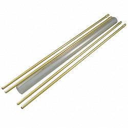 Penberthy Glass Rod Kit,Plain,3/4In Dia,10In L LG-10