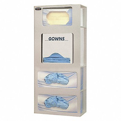 Bowman Dispensers Face Mask Dispenser,4 Compartments,Beige FM002-0212
