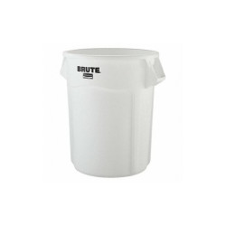 Rubbermaid Commercial Utility Container,55 gal.,White FG265500WHT