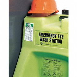 See All Industries Eye Wash Sta Inspection Label,Foil,PK25 IL-EYE