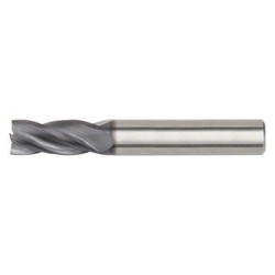 Widia Sq. End Mill,Single End,Carb,9/16" I4S0562T125L