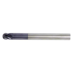 Widia Ball End Mill,Single End,3/8",Carbide TF4VP010014