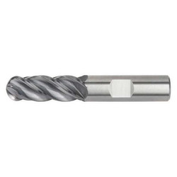 Widia Ball End Mill,Single End,1/4",Carbide 4V0007002XT