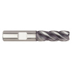 Widia Sq. End Mill,Single End,Carb,5/8" 4V0516006ST