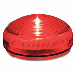 Federal Signal Beacon Warning Light,Red,LED SLM350R