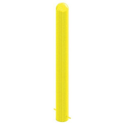 Petersen Manufacturing Bollard ,48 1/2 in H,Yellow,Carbon Steel 4"X36"EMB