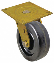 Sim Supply Standard Plate Caster,Wheel 5" dia.  P21S-PH050R-16-YZ