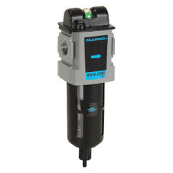 Wilkerson Compressed Air Filter,0.5 micron Rating M18-03-BK00B