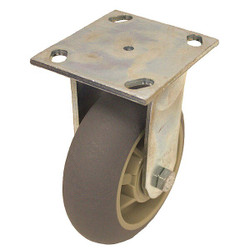 Manufacturer Varies Plate Caster,Rigid,Rubber,7 1/2"H P21R-RCP060KP-14