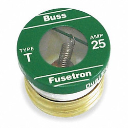 Eaton Bussmann Plug Fuse,T Series,3-2/10A,PK4 T-3-2/10