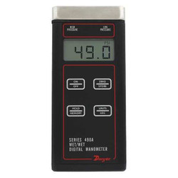 Dwyer Instruments Hydronic Manometer, 0 to 400 psi, LCD  490A-6