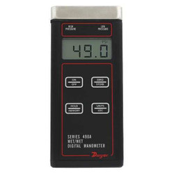 Dwyer Instruments Hydronic Manometer, 0 to 100 psi, LCD  490A-3