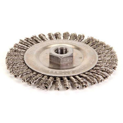 Weiler Twist Wire Wheel Brush,Threaded Arbor 93446