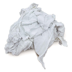 Proclean Basics White Terry Cloth Remnants,15 lb. Box Z99201