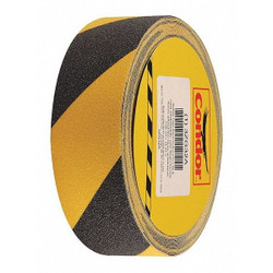 Condor AntiSlip Tape,60 ftLx2 "W,BLK/YLW,60Grit GRAN13541