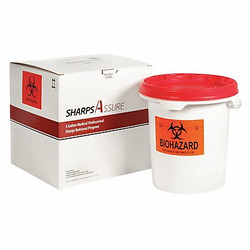 Sharps Assure Sharps Container,15"W,5 gal.,Snap Lid SA5G