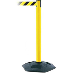 Tensabarrier Barrier Post with Belt,7-1/2 ft. L 886-35-STD-NO-D4X-C