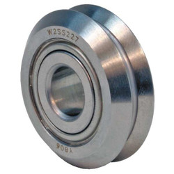 Bishop-Wisecarver Yoke Roller,1 51/64in Dia,Dbl Shield W3SS227