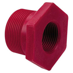 Sim Supply Reducing Bushing,1 x 3/4 in, Schedule 80  651834 1x3/4