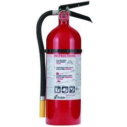 Kidde Fire Extinguisher,Aluminum,Red,ABC PRO-5MP-1