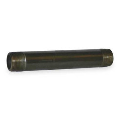 Sim Supply Black Pipe,Threaded,1x48"  90621