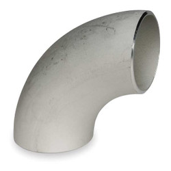 Sim Supply 90 Long Radius Elbow, 304L SS, 4 in  4381010880