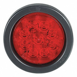 Federal Signal Stop/Turn/Tail Light,Round,Red 607100-04SB