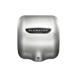 Excel Dryer Hand Dryer,8 sec,56 to 66 dBA,SLVR XL-SB-1.1N-110-120V