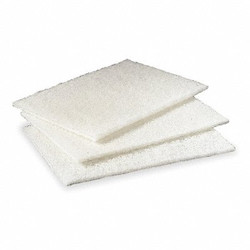 3m Scouring Pad,9 in L,White,PK60 00048011074450