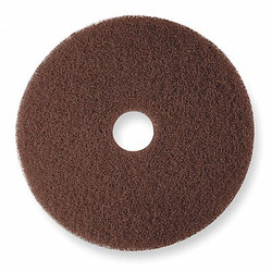 3m Stripping Pad,20 in Dia,Brown,PK5  7100