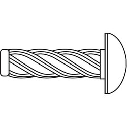 Sim Supply U-Drive Screw,Zinc,1/4"L,PK1000  UDI0-500250-1000P