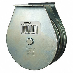 Sim Supply Pulley Block,Bolt-On,1/4 in Rope dia.  03058-2-C