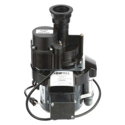 Hartell Sink Drain Pump System,Piggyback,1/8 HP LTA-1