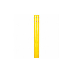 Sim Supply Bollard Cover ,Yellow ,7 3/10 in Dia  CL1386-A