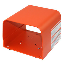Linemaster Foot Switch Guard, Steel, Orange 522-B14