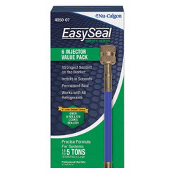 Nu-Calgon Refrigerant Leak Sealant,Up to 5tons,PK6 4050-07