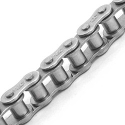 Tritan Roller Chain,10ft,Riveted Pin,SS 40-1SS X 10FT