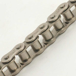 Tritan Roller Chain,10ft,Riveted Pin,Steel 35-1NP X 10FT