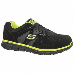 Skechers Athletic Shoe,M,9 1/2,Black,PR  77068 -BKLM SZ 9.5
