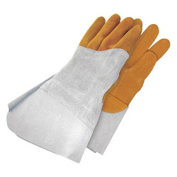 Bdg Welding Gloves,S,Gauntlet,5.5" Cuff L 64-1-1525-9