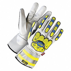 Bdg Leather Gloves,Goatskin Palm  20-9-10698-X2L