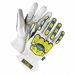 Bdg Leather Gloves,Goatskin Palm 20-1-10697-X3L