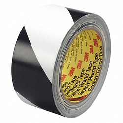 3m Floor Tape,Black/White,2 inx108 ft,Roll 5700