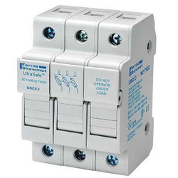 Mersen Fuse Block,0 to 30A,Class CC,3 Pole USCC3