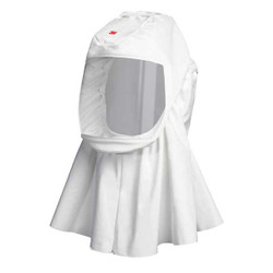 3m Hood,White,Versaflo Series  S-533S