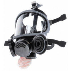 Msa Safety Full Face Respirator,S,Black 480263