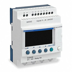 Schneider Electric Logic Relay, Input Voltage 100 - 240VAC SR2A101FU